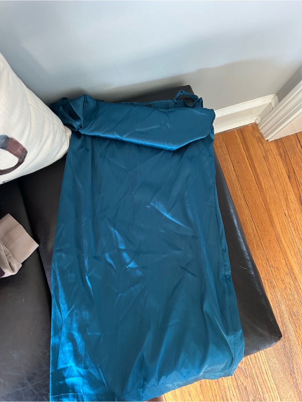 SHEIN Deep Teal Slip Dress